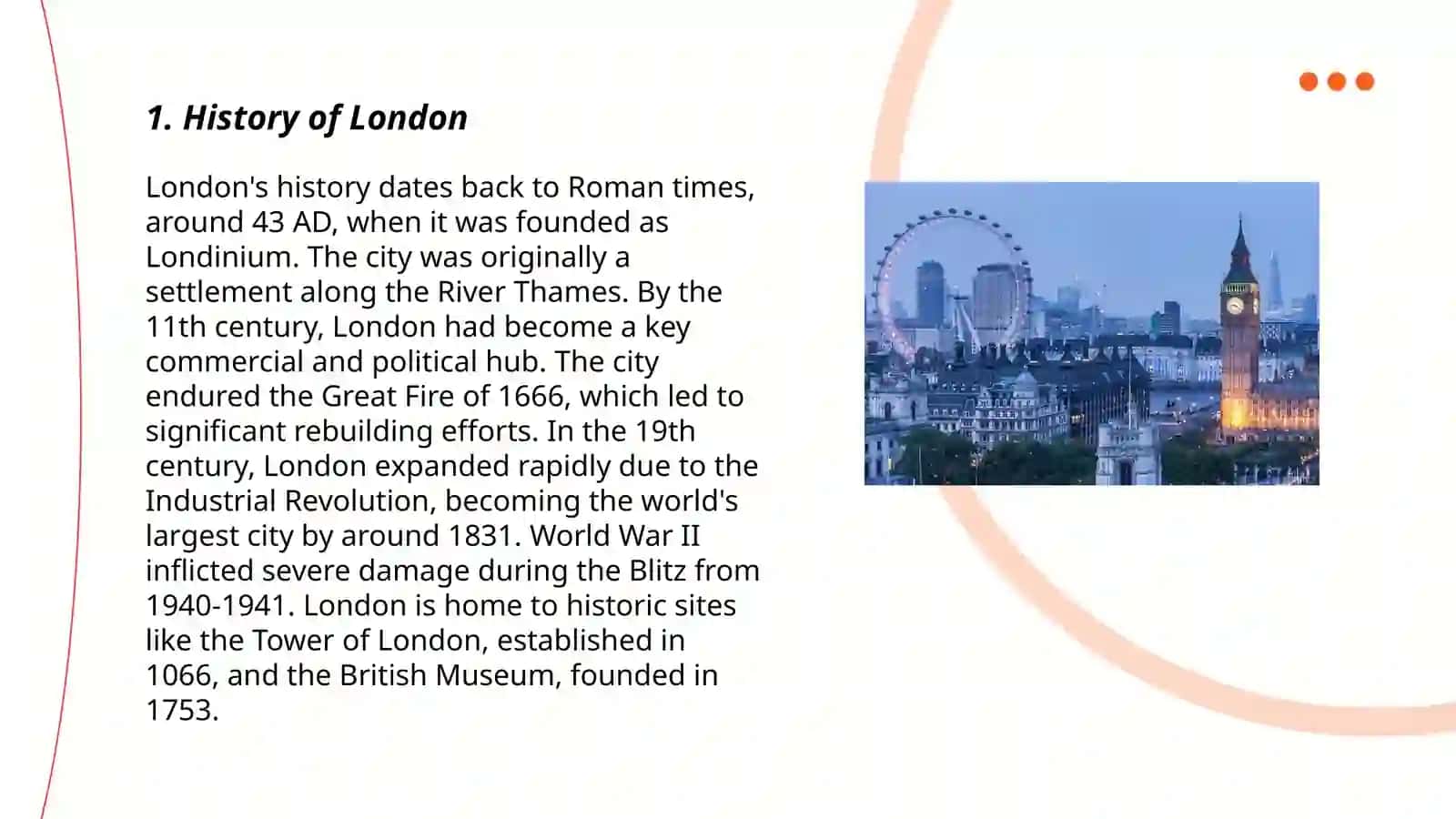 History of London 3