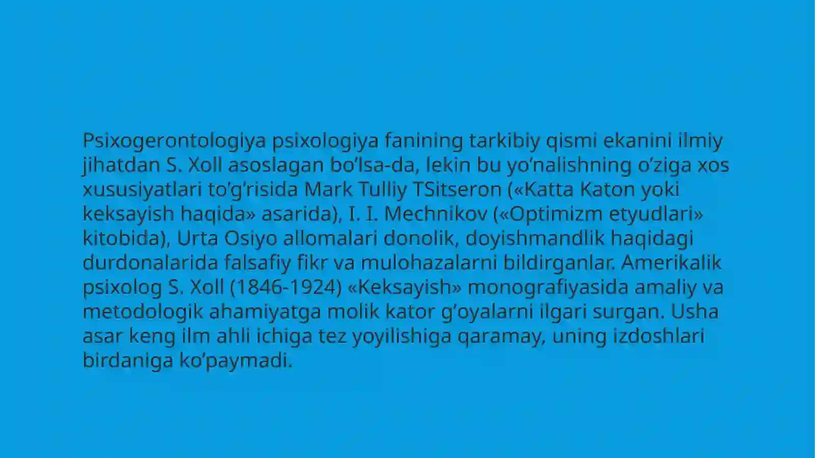 KEKSAYISH VA KEKSALIK 3