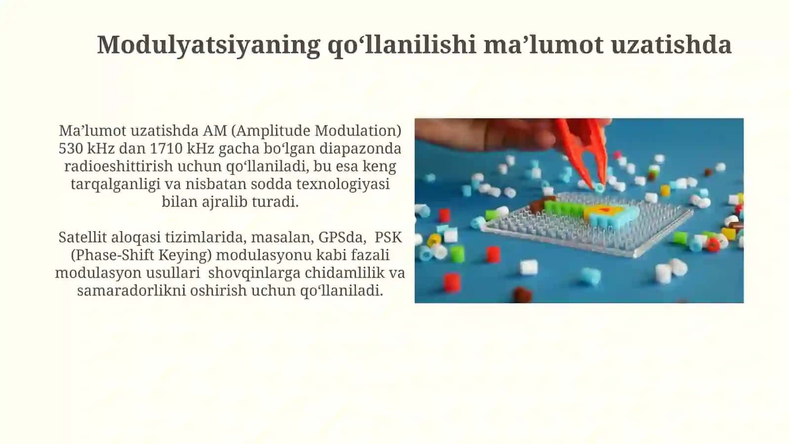 Modulyatsiya Usullarining Qo‘llanilishi 3