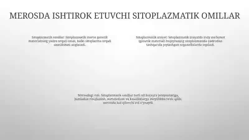 Sitoplazmatik Irsiylanishning Molekulyar Asoslari 3