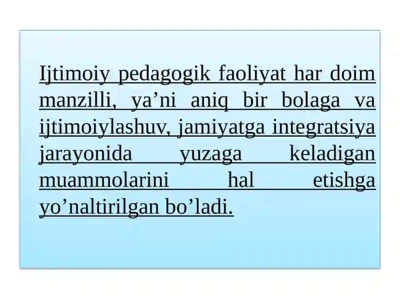 Ijtimoiy pedagogika rivojlanishi tarixi 3