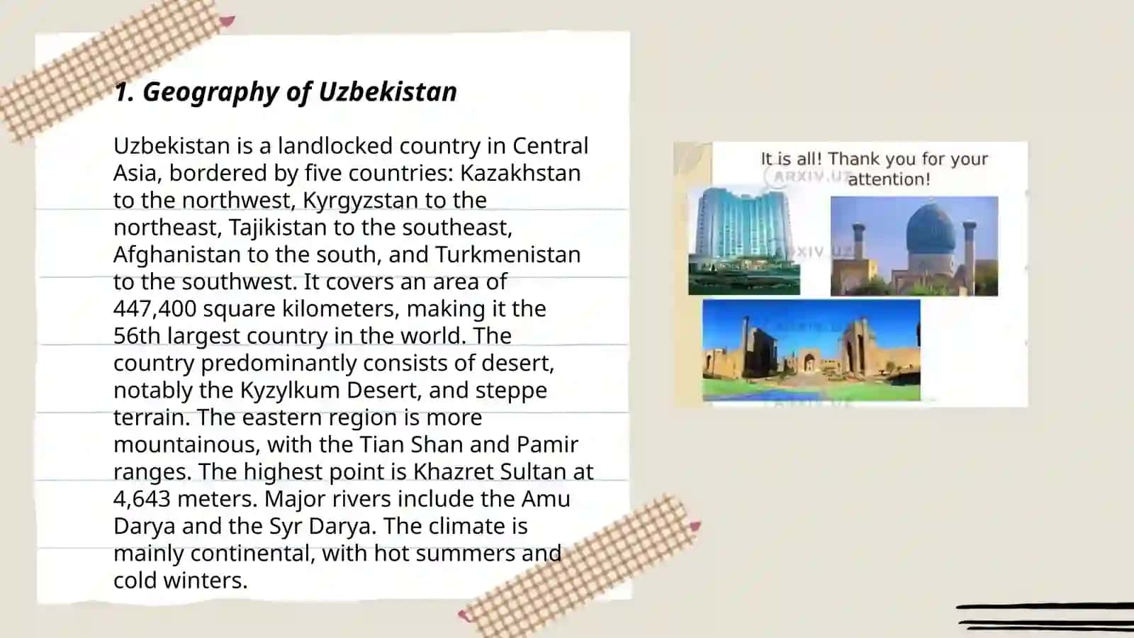 Geography of Uzbekistan 3