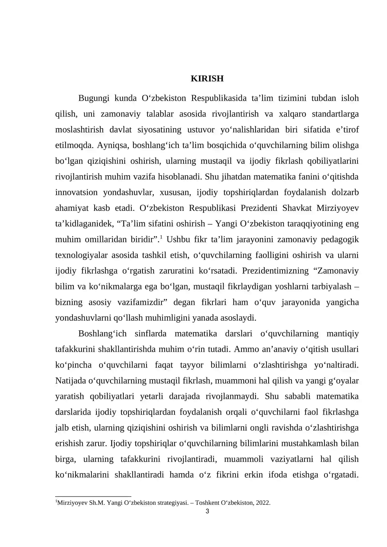 Matematika darslarida ijodiy topshiriqlardan foydalanish 3