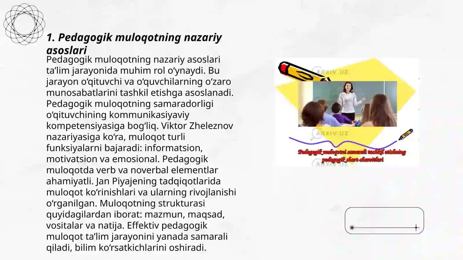 Pedagogik muloqotning nazariy asoslari 3