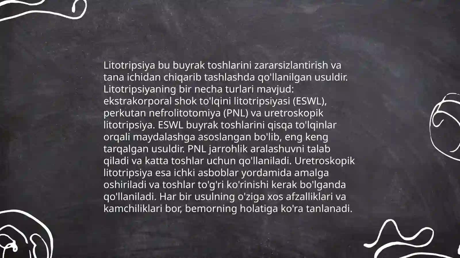 Litotripsiya laparaskopik jarrohlik 3