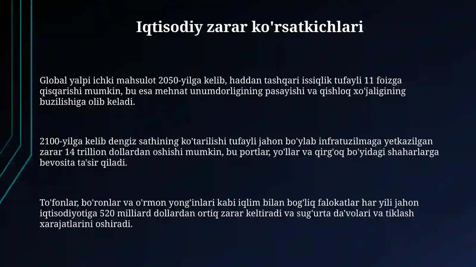 Iqlim oʻzgarishi kimga qimmatga tushyapti? 3