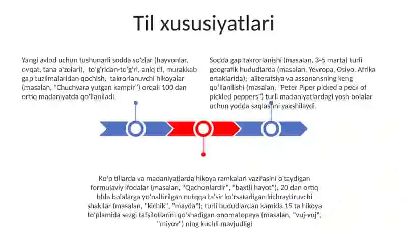 Bolalar folkloridan namunalarning oʻziga xos belgilari 3