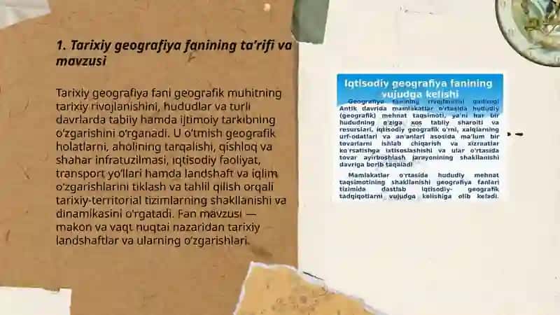 Tarixiy geografiya fanining taʼrifi va mavzusi 3