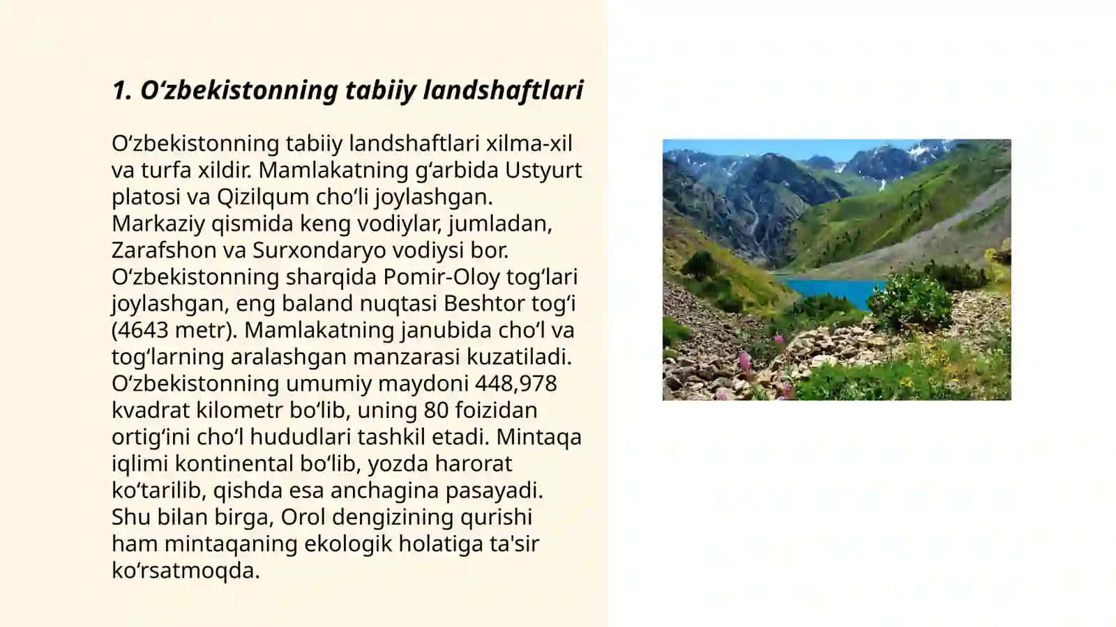 O‘zbekiston Tabiati 3