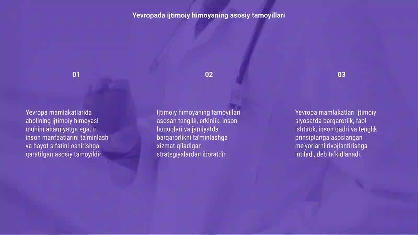 Yevropa mamlakatlarida aholining ijtimoiy himoyasi 3