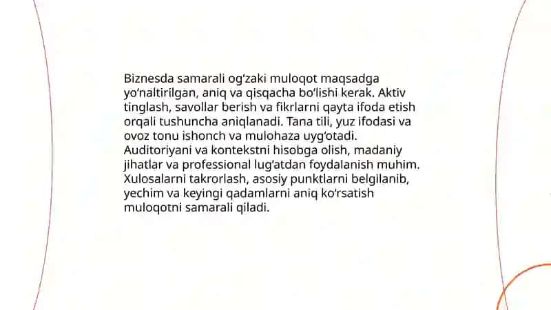 Biznesda komunikatsiya 3