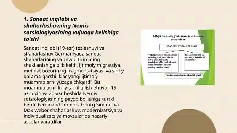 Nemis sotsiologiyasining vujudga kelishi 3