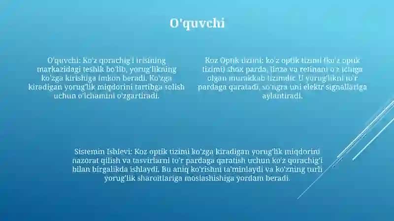 Kôz Optik Sistemasi 3