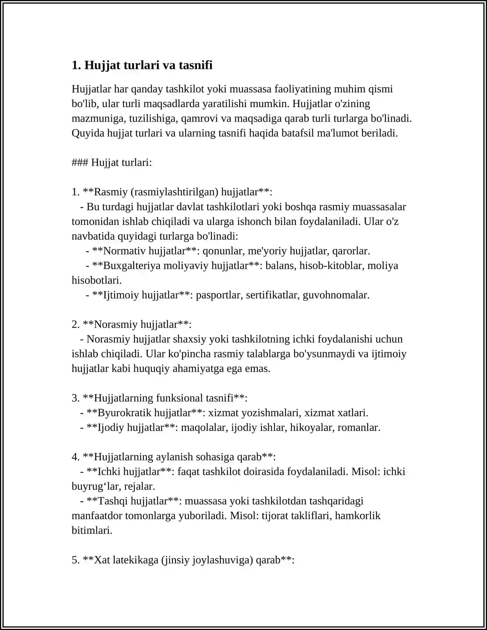 HUJJAT TURLARI VA XUSUSIYATLARI 3