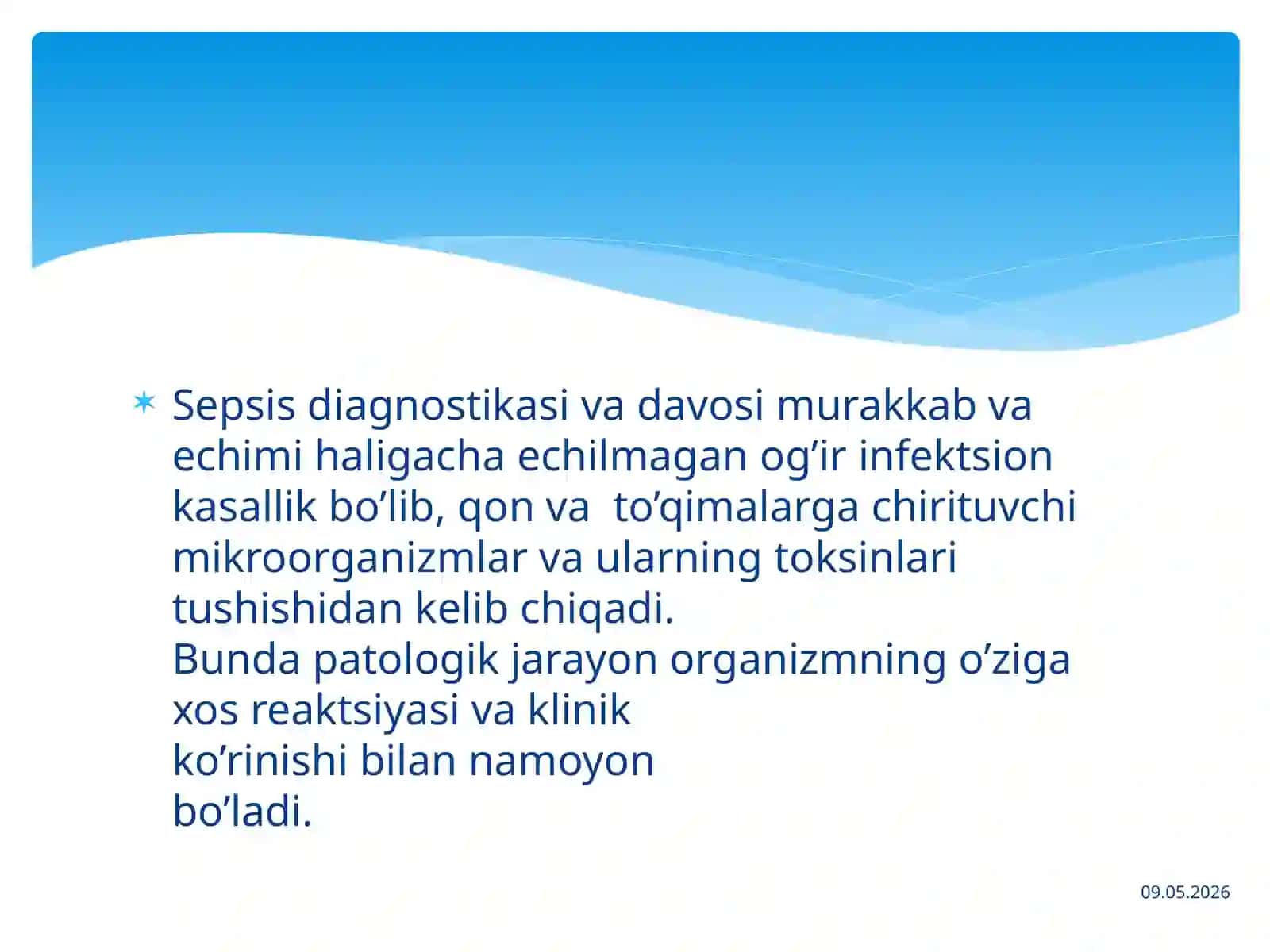 Sepsis zamonaviy tasnifi 3