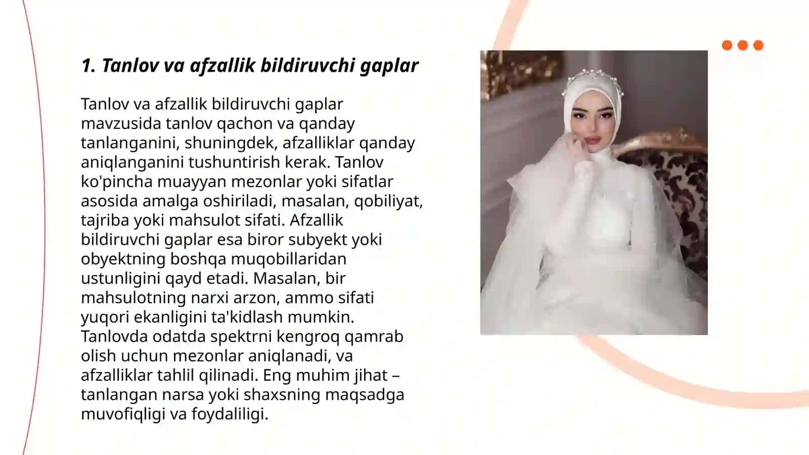 Gapnini ifoda maqsadiga ko’ra turlari 3