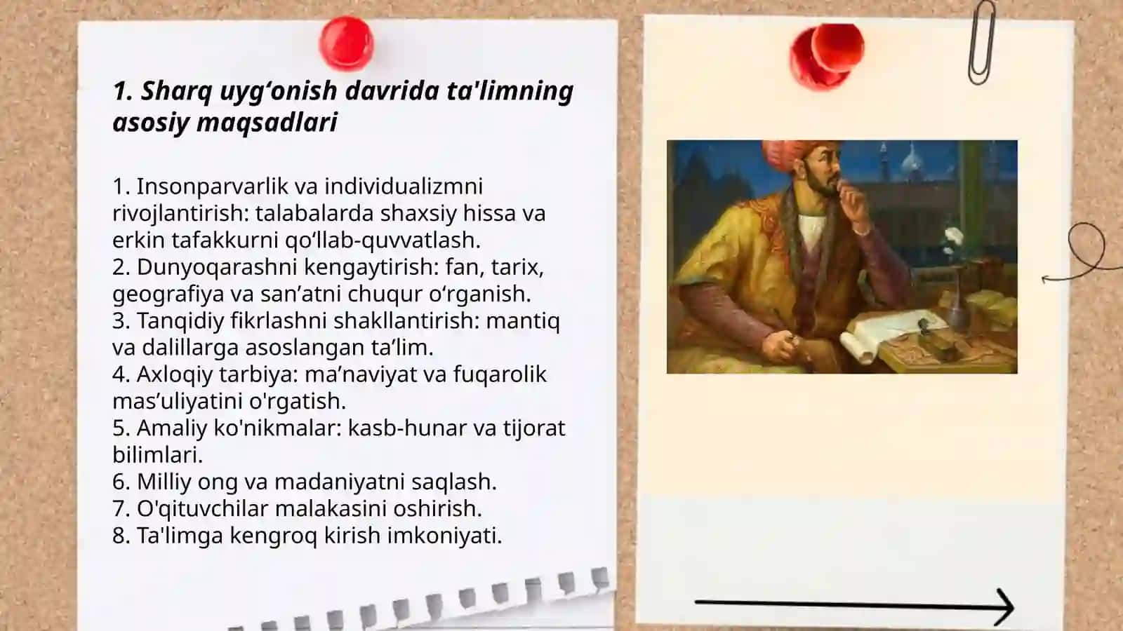 Sharq uygʻonish davrining pedagogik gʻoyalari 3