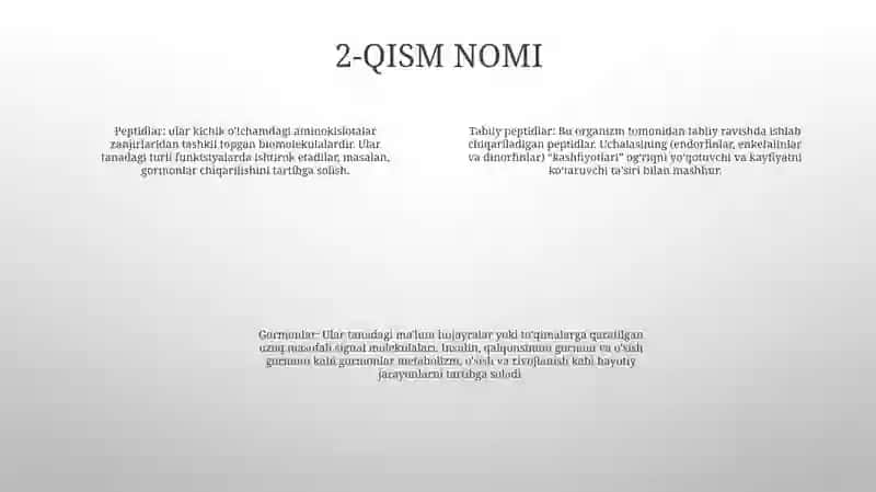 Oqsil Tabiatli Peptid Va Gormonlar 3