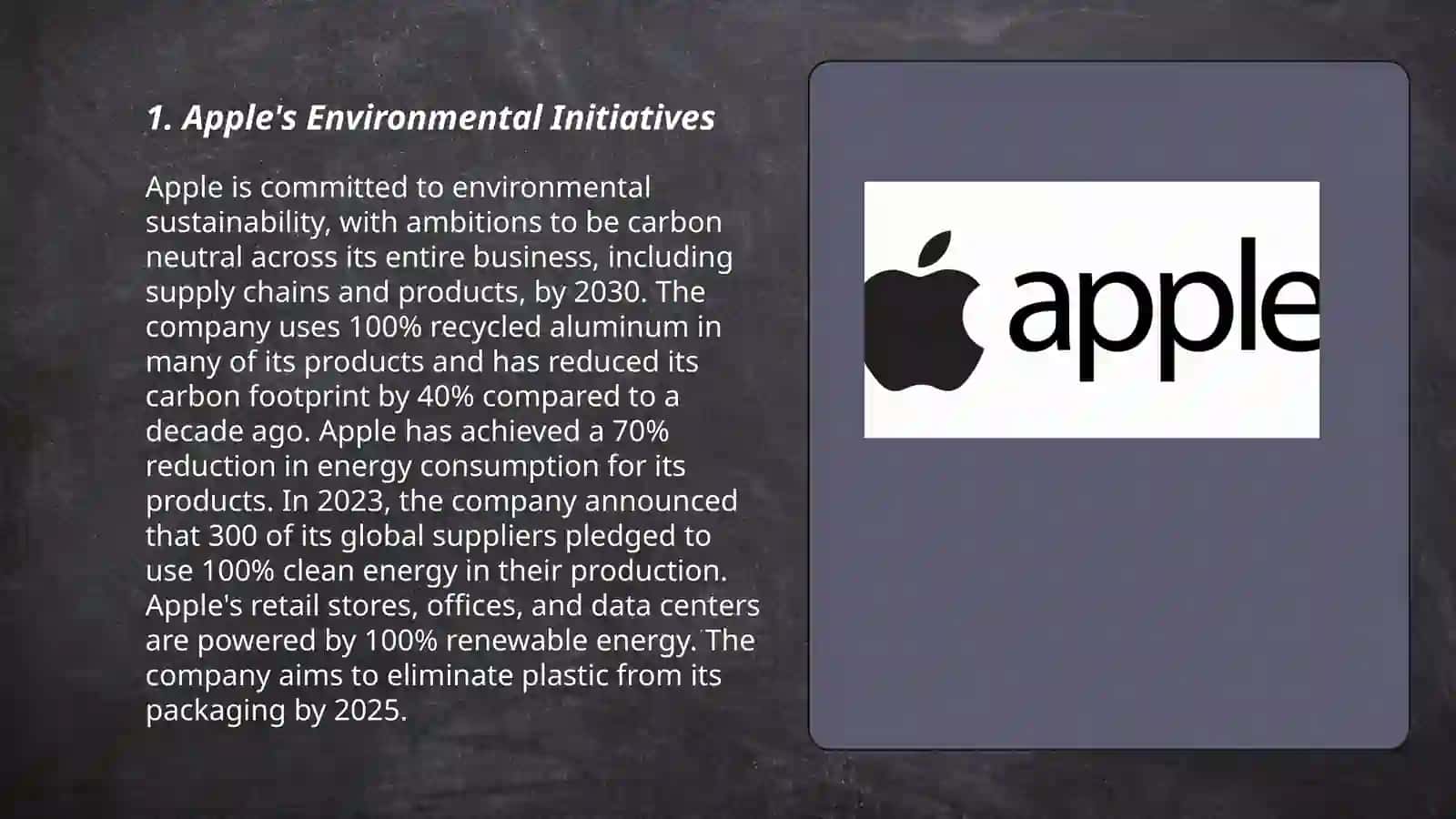 Apple's Environmental Initiatives 3