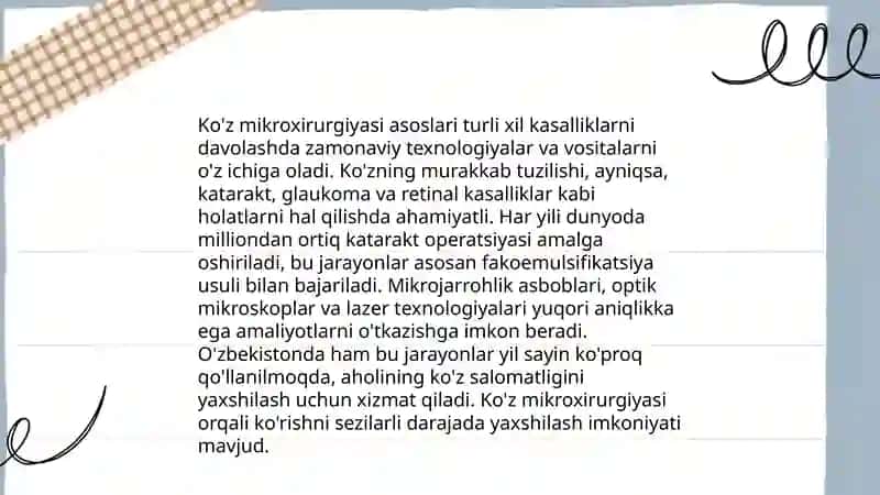 Respublika ixtisoslashtirilgan koʻz mikroxirurgiyasi ilmiy- amaliy tibbiy markazi 3