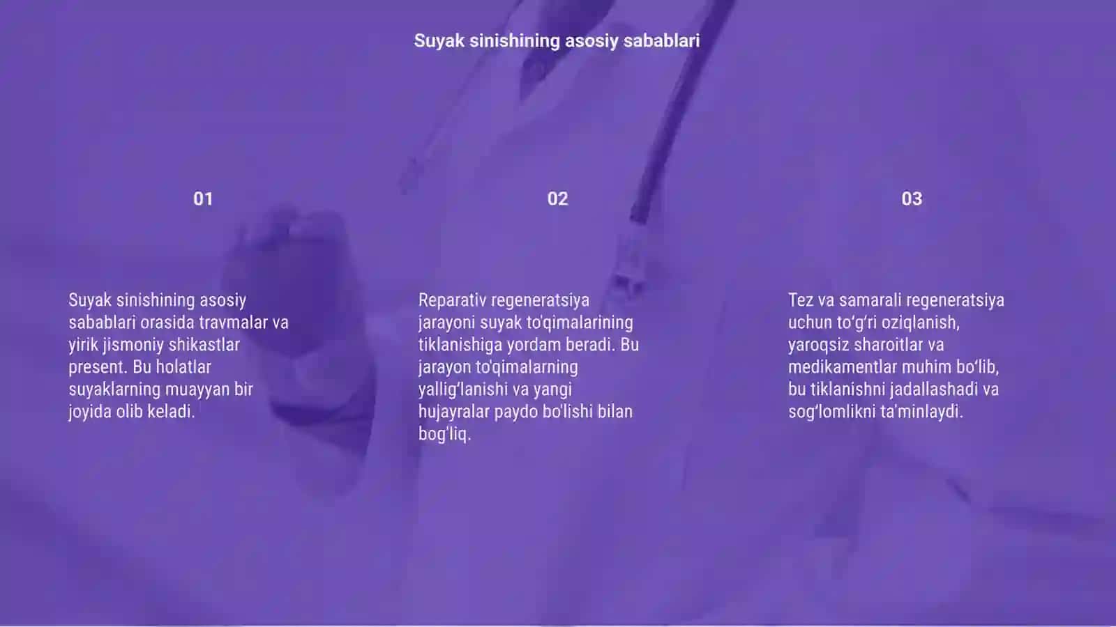 Suyak sinishidagi reparativ regeneratsiya 3