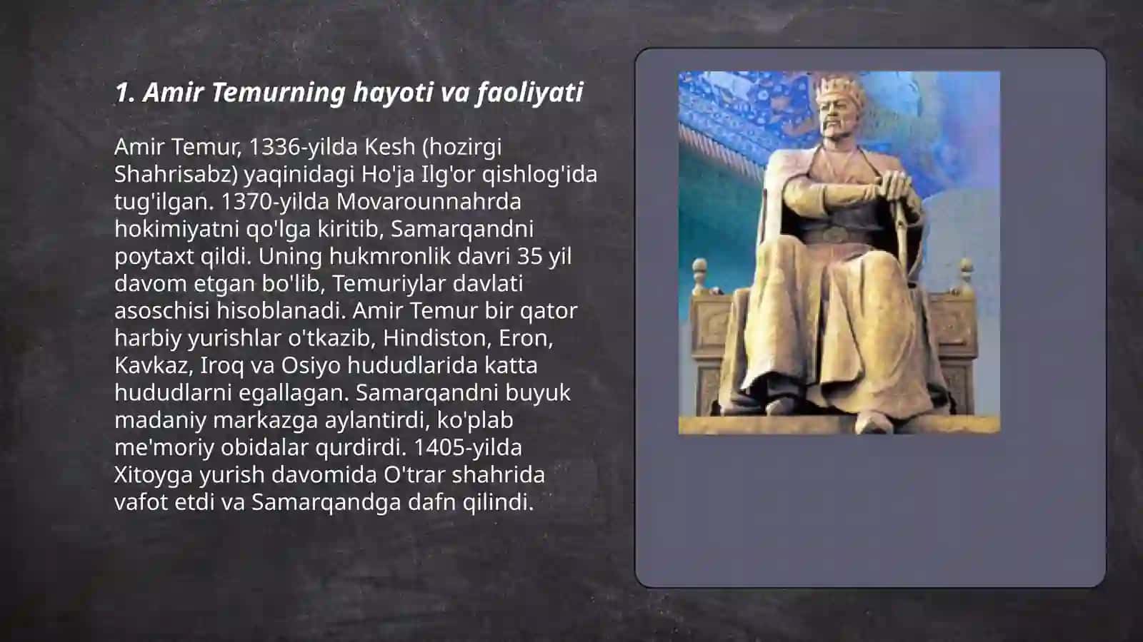 Amir Temur buyuk davlat arbobi 3