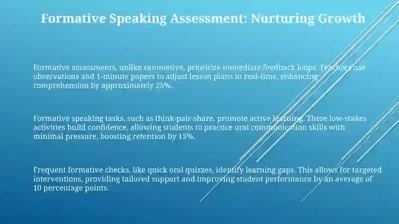 Formative vs. Summative Speaking Assessment 3