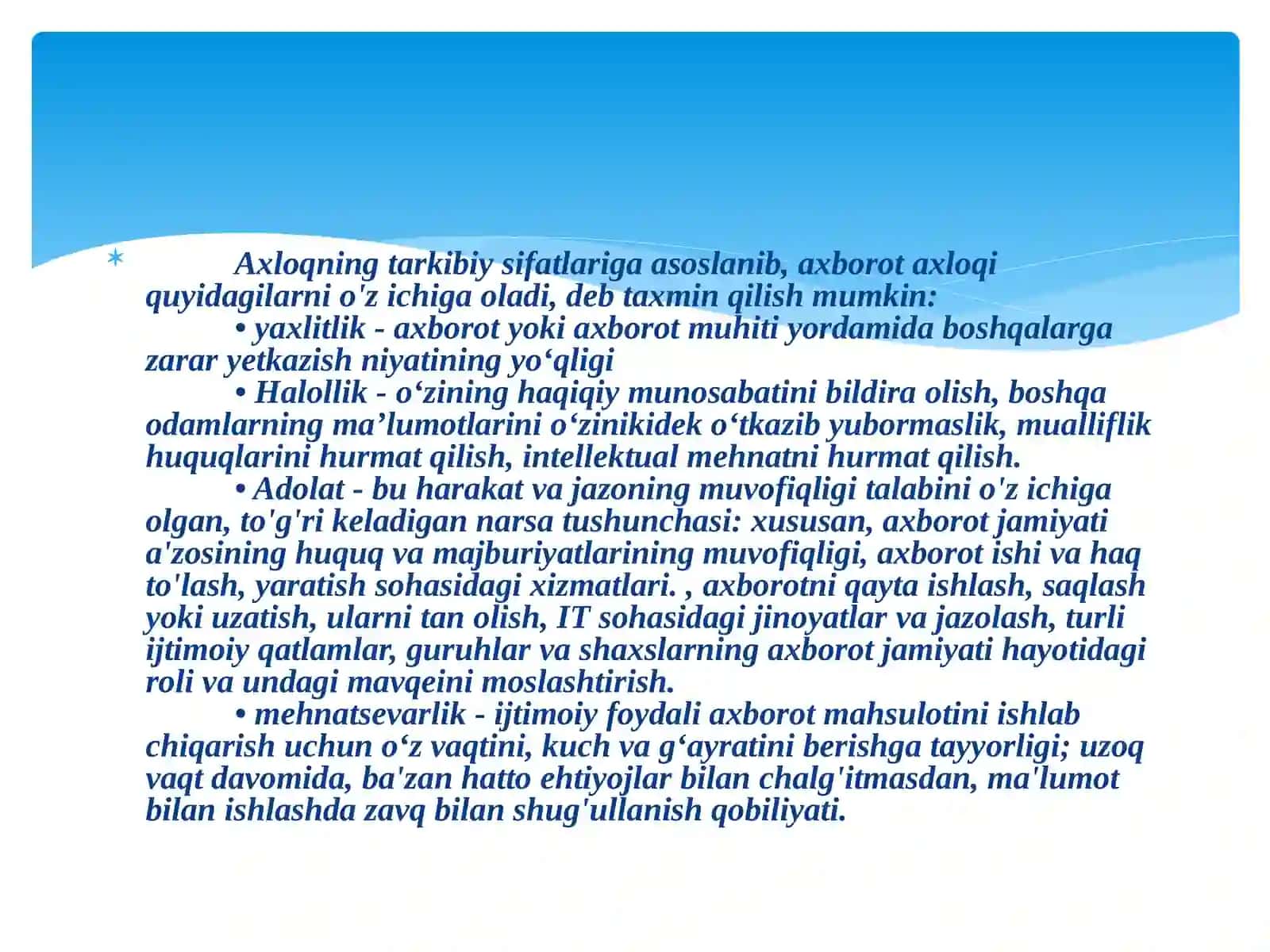 Axborot Tarqatish Madaniyati 3