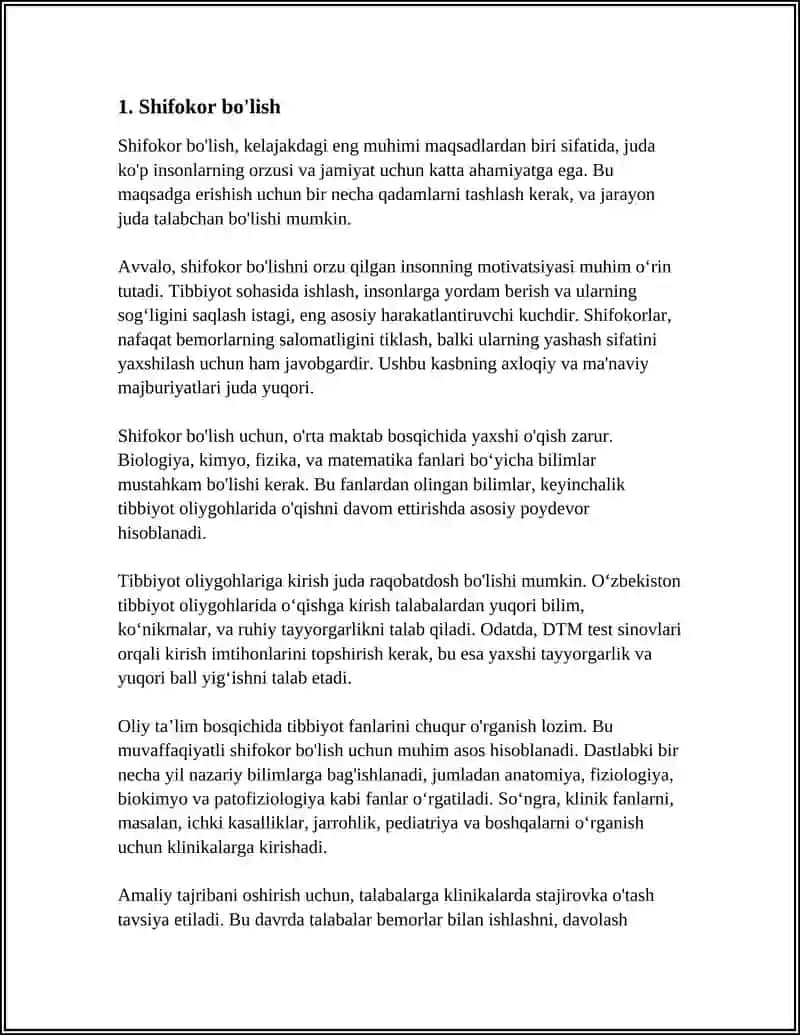 MENING KELAJAKDAGI MAQSADLARIMDAN BIRI 3