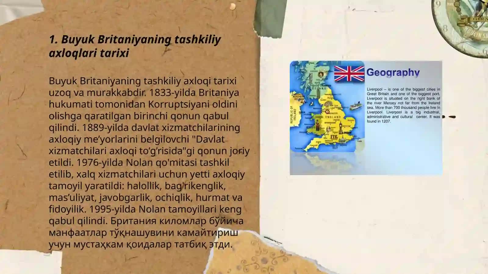 Buyuk Britaniyaning Tashkiliy Axloqlari Tarixi 3