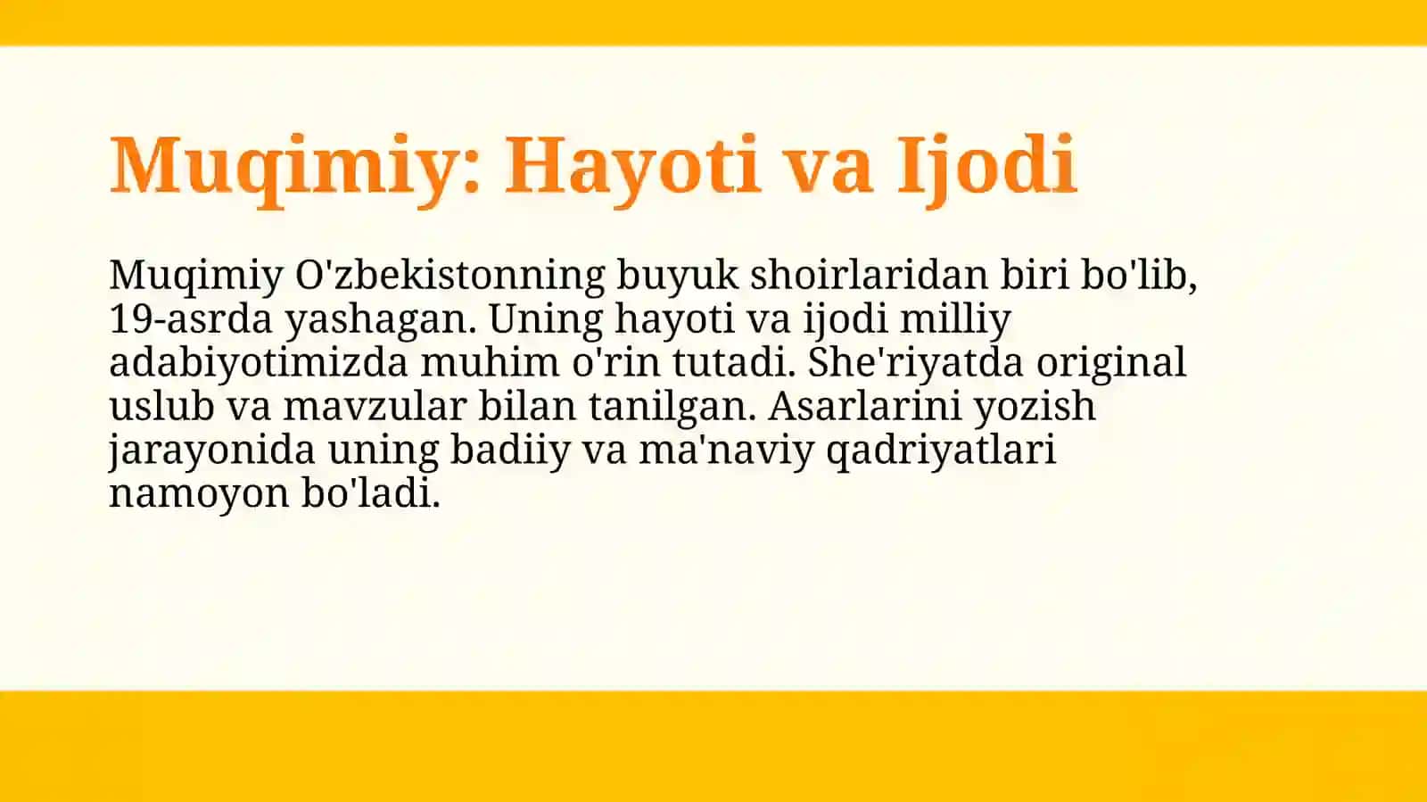 Muqimiy, Furqat, Zavqiyning hayoti va ijodi 3