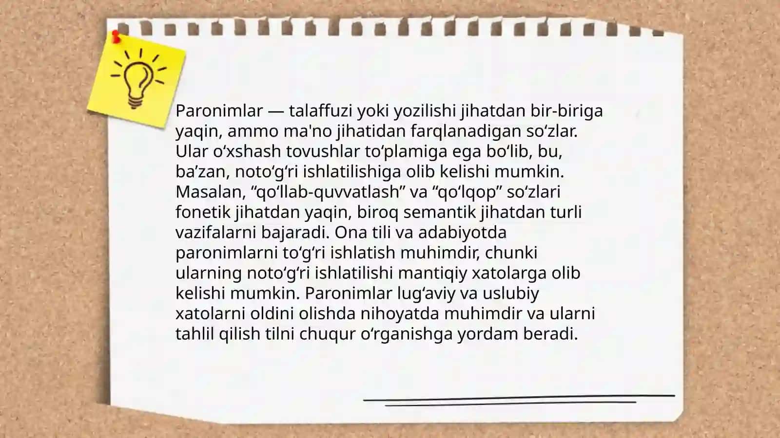 Paronimlar va ularning turlari 3