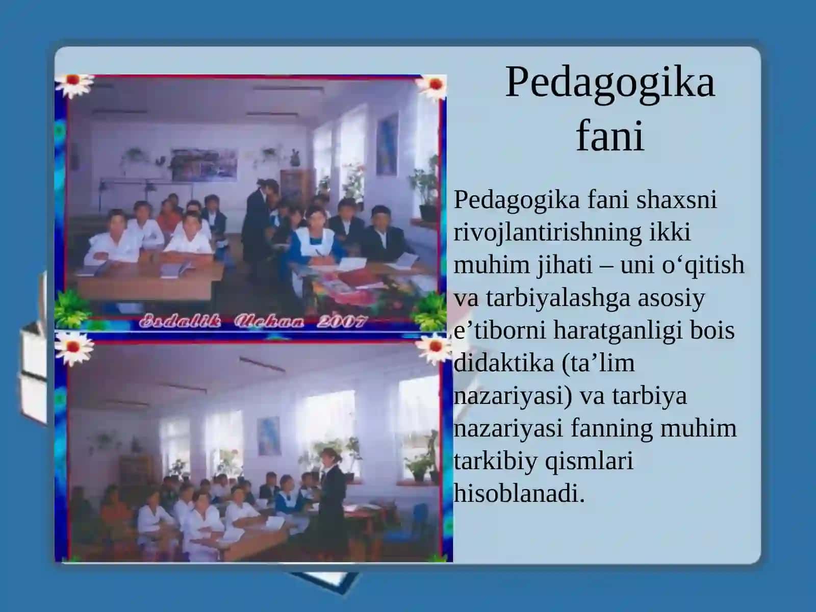 Pedagogika fanining predmeti va uning vazifalari 3