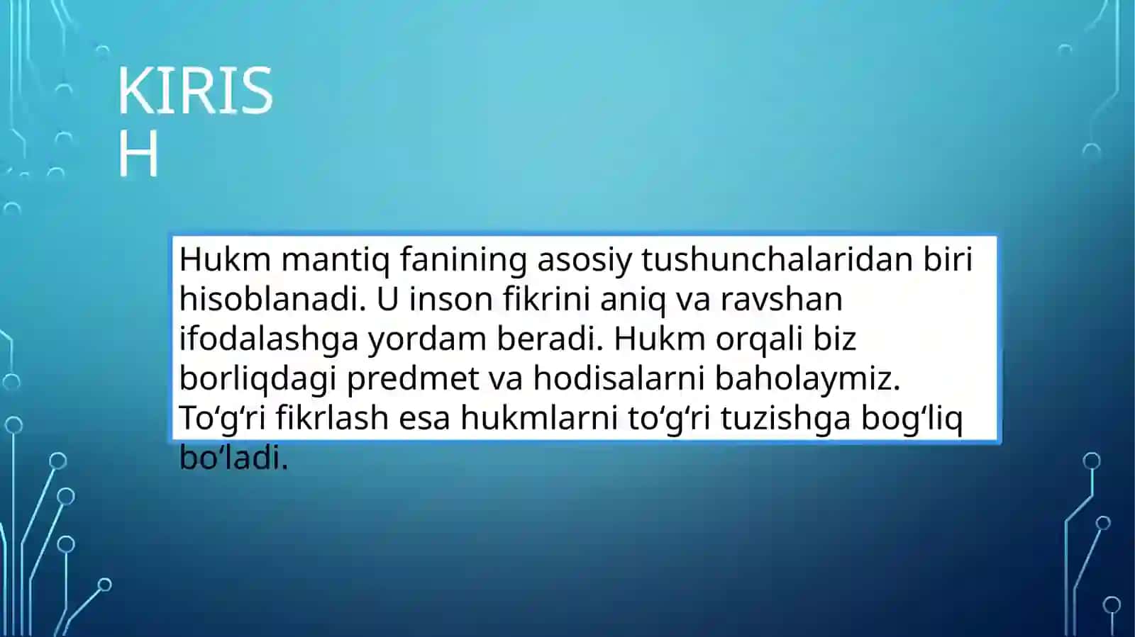 Hukmning mohiyati va qoidalari 3