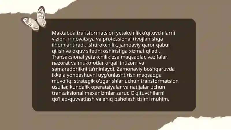 Maktabni boshqarishga zamonaviy yondashuvlar 3