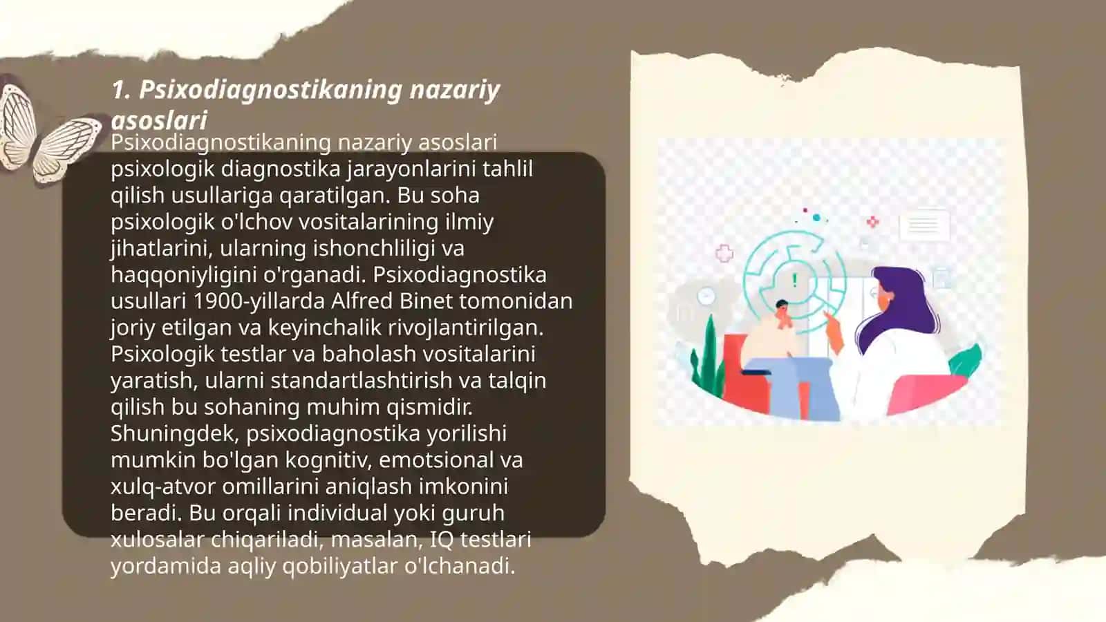 Psixodiognostika yonalishining tahlili 3