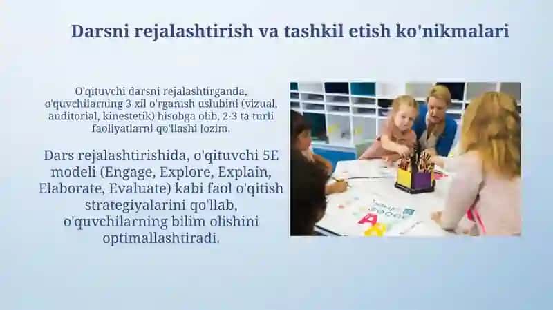 Óqituvchi faoliyatida pedagogik mahorat 3