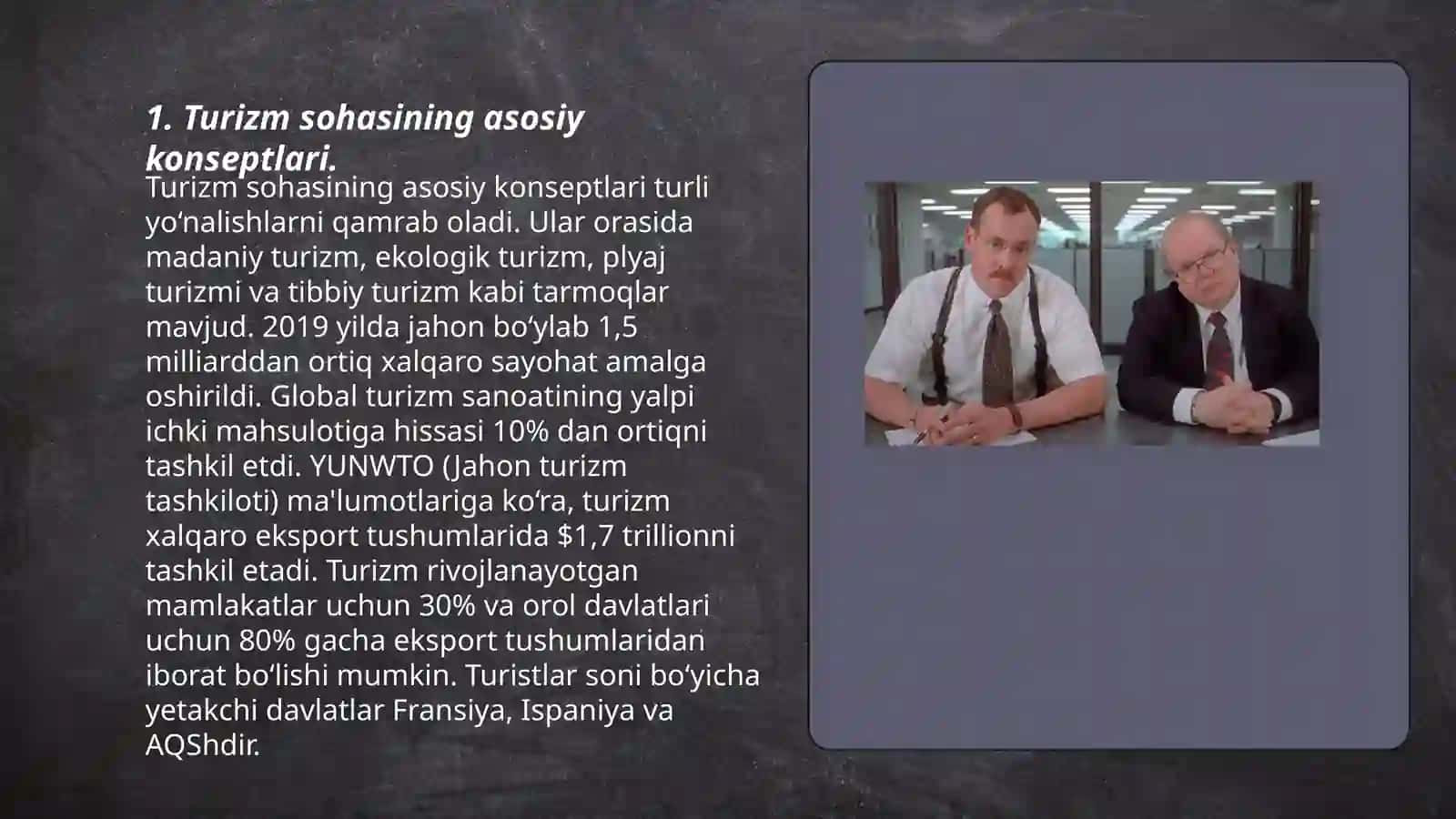 Turizm sohasining asosiy konseptlari 3