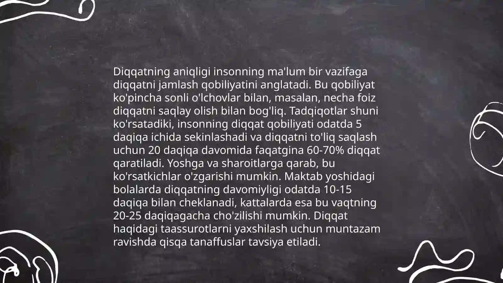 Diqqatning aniqligi 3