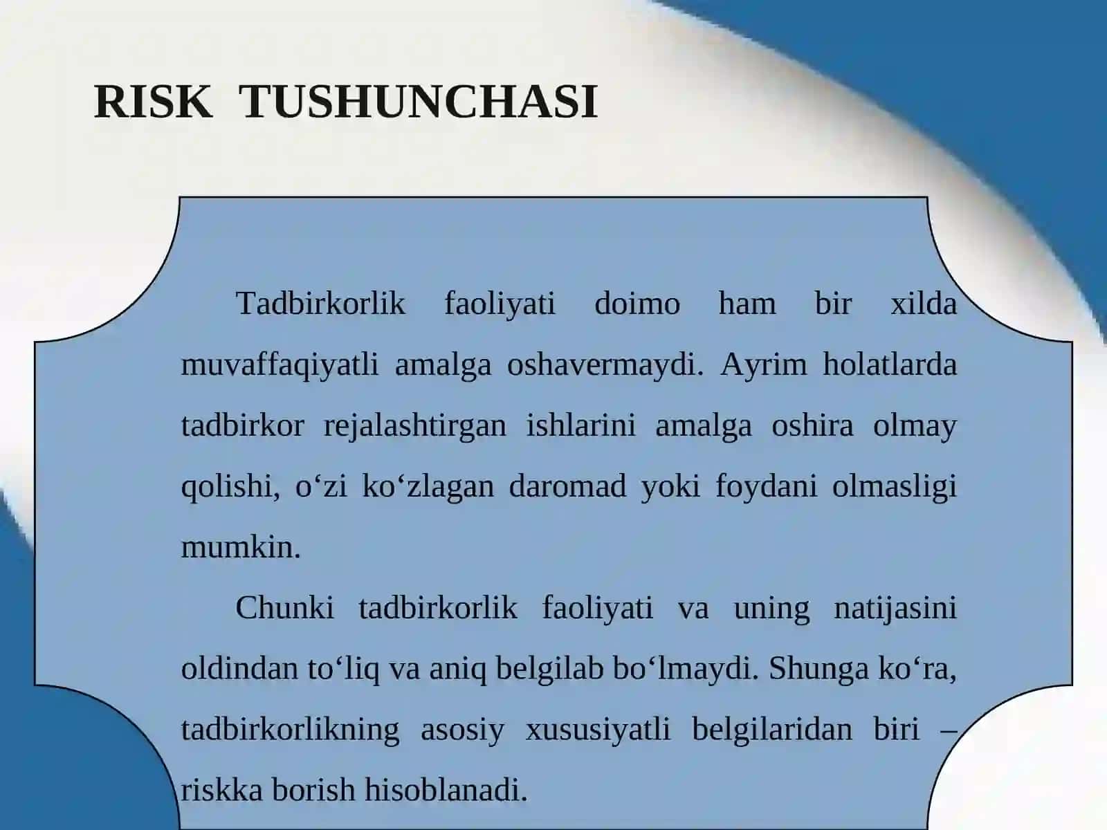 Tadbirkorlik faoliyatidagi shartnomalarning turlari 3
