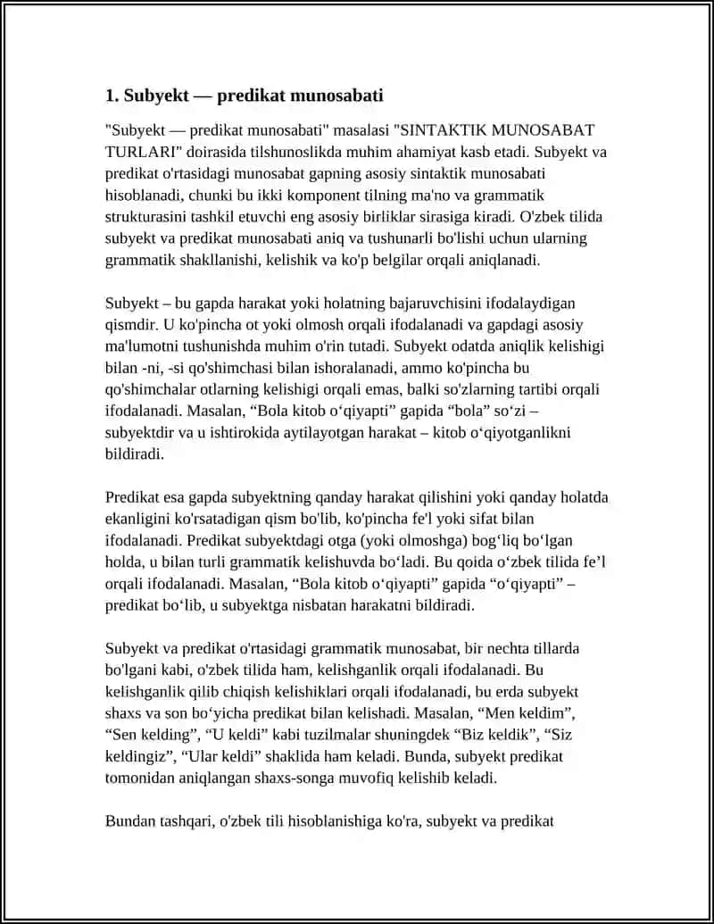 SINTAKTIK MUNOSABAT TURLARI 3