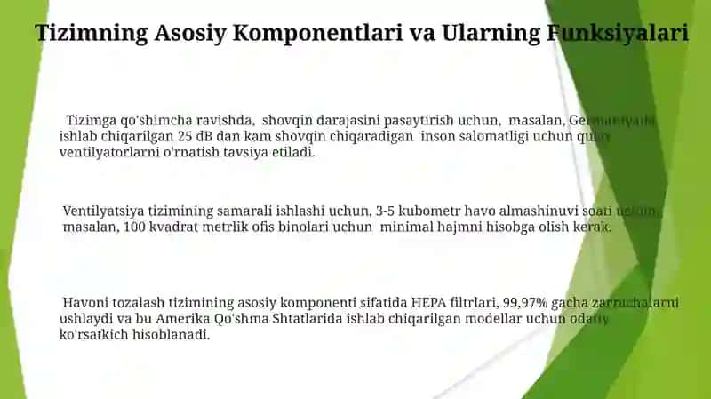 Ventilyatsiya tizimlarini mantaj qilish 3