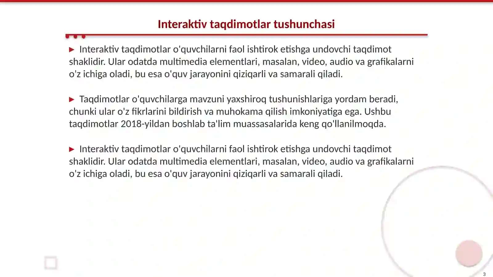 Interaktiv taqdimotlar yordamida tilni o'rgatish samaradorligi 3