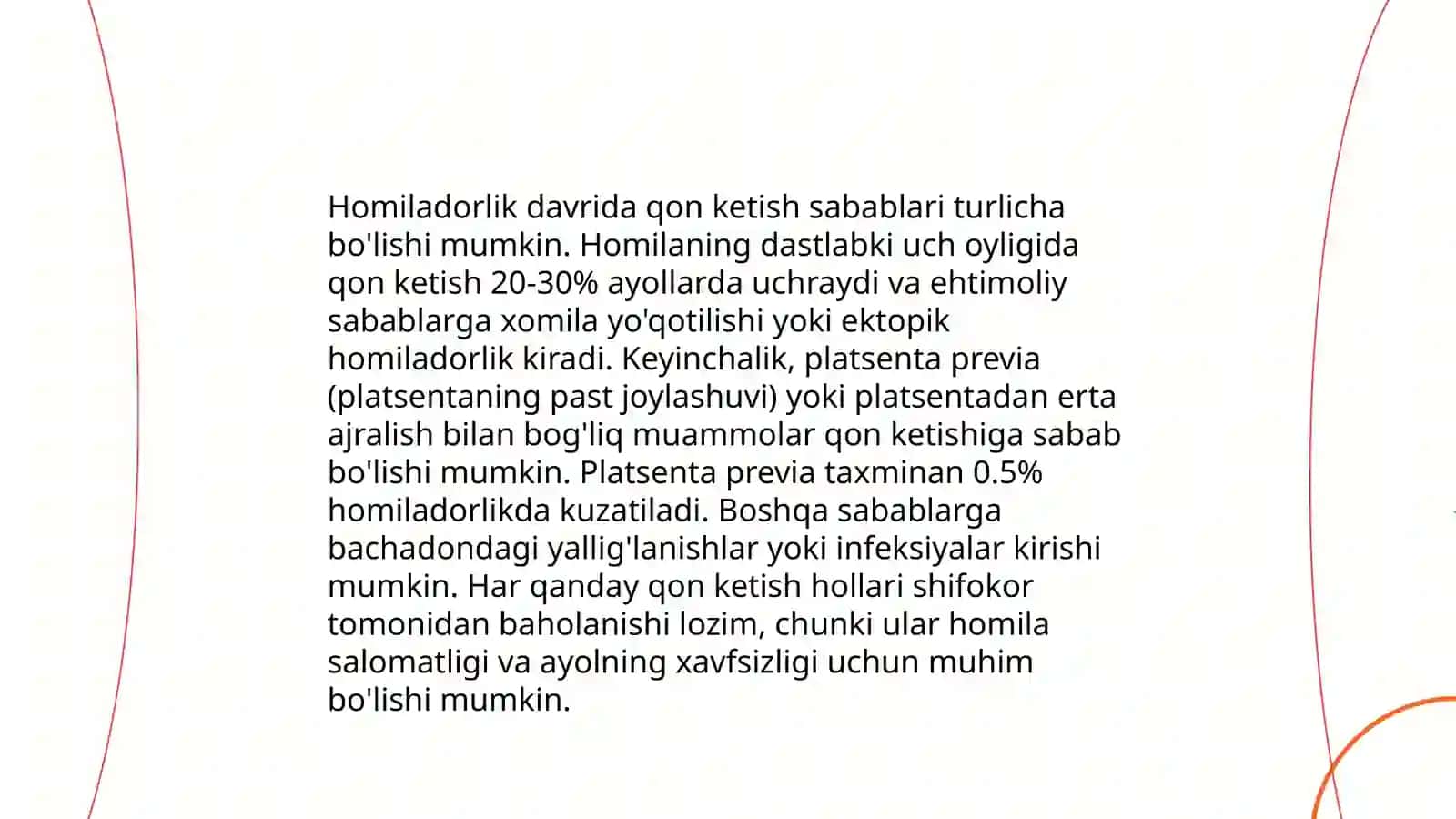 Homilada qon ketish 3