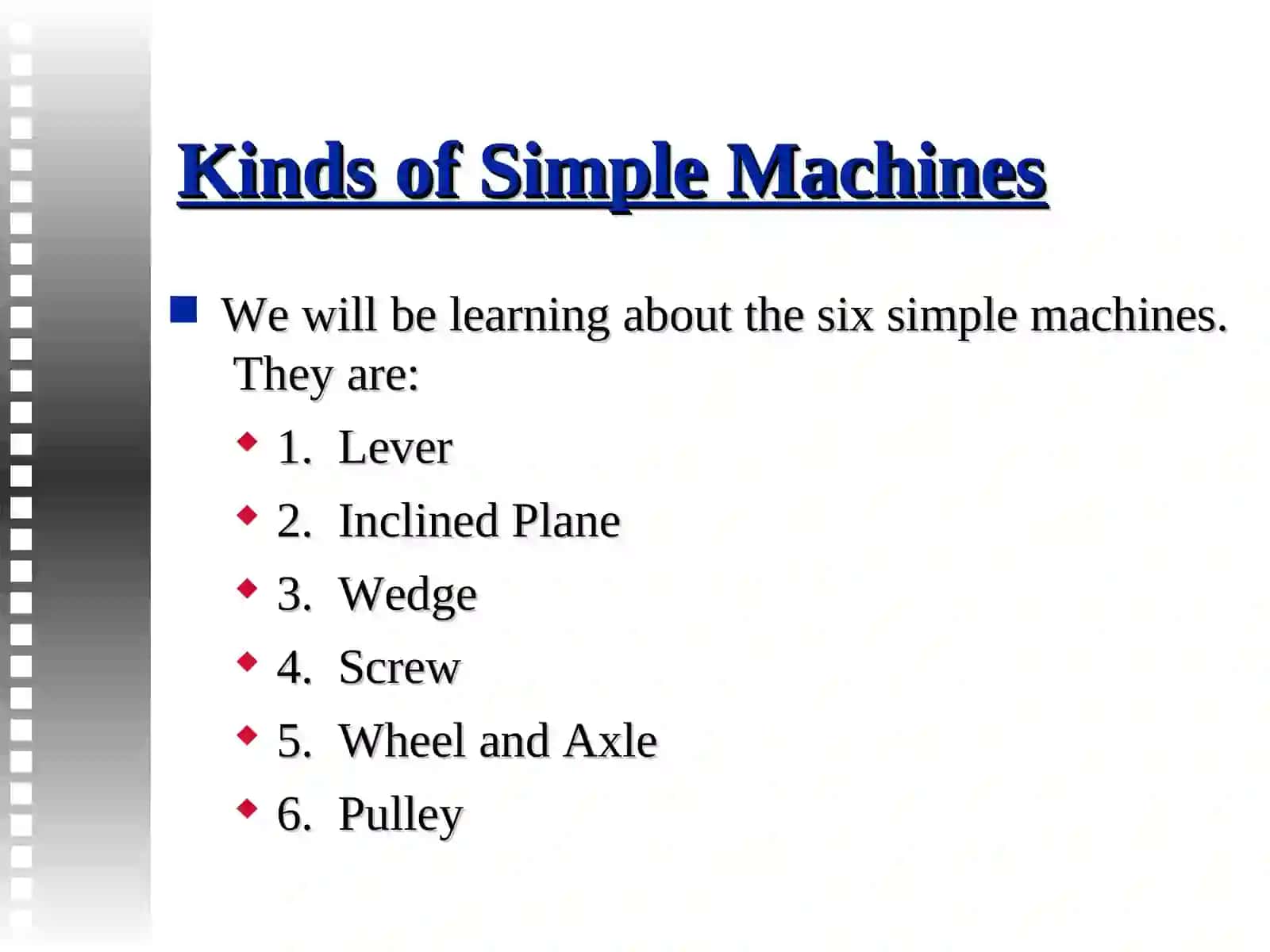 Simple Machines 3