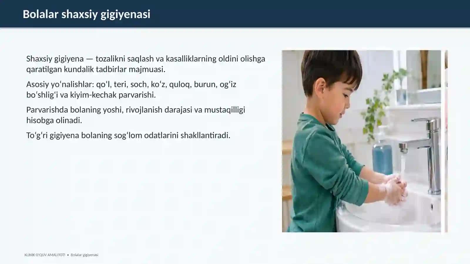 Bolalarda gigiyenik parvarish 3