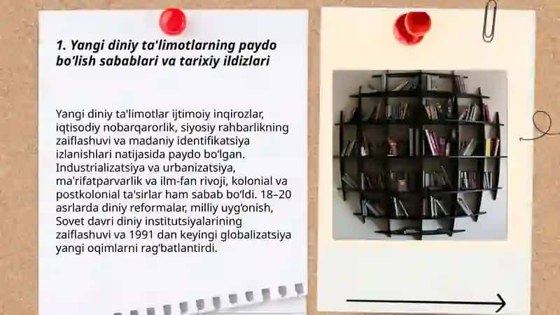 Yangi diniy ta'limotlar va sektalar 3