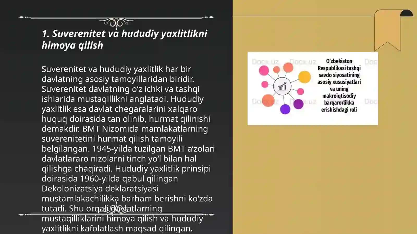 O’zbekiston tashqi siyosatining asosiy maqsadlar 3