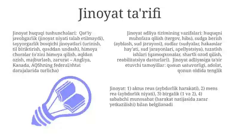 Jinoyat huquqi 3