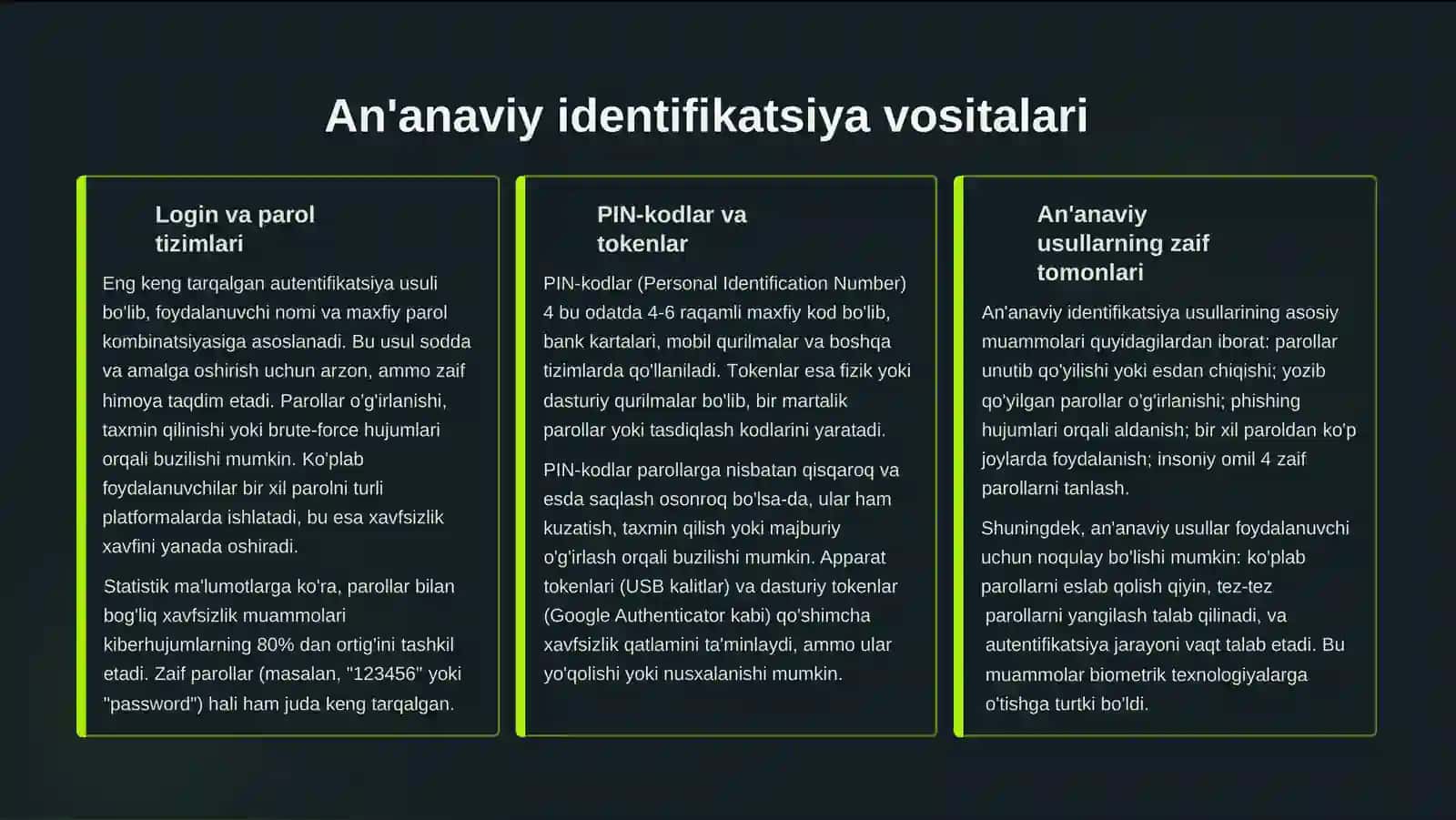 Biometrik Identifikatsiya va Autentifikatsiya 3